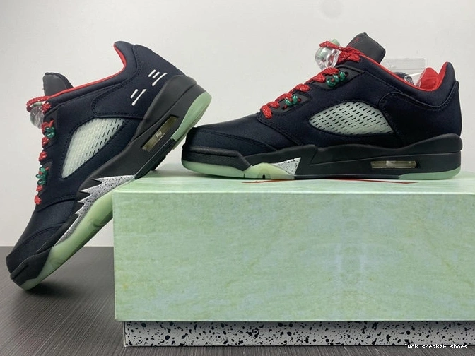 Rep LUCY Breathable Jordan5 CLOT Low 4011 Jade DM4640- 1026
